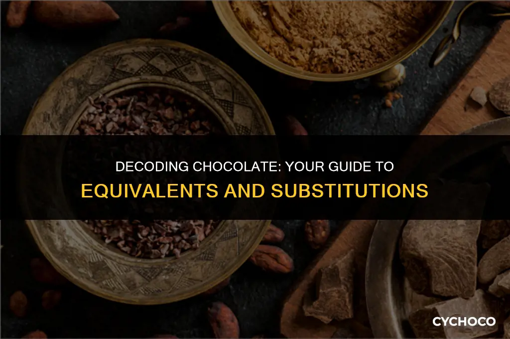 what chocolate bar equals 2 tablespoons of 100 cocao