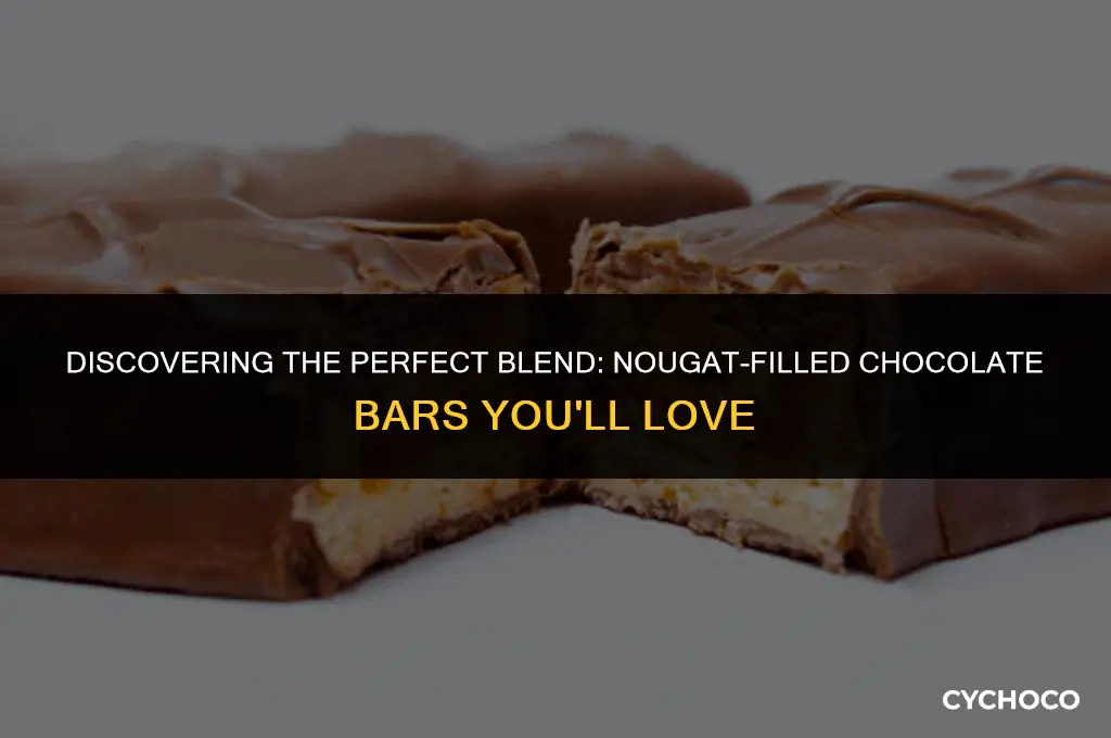 what chocolate bar has nougat