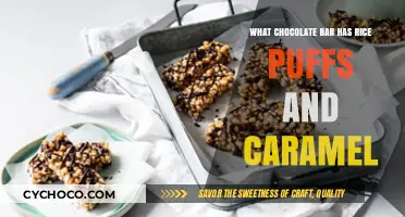 Crunchy Delight: Caramel and Rice Puffs Chocolate Bar Revealed!