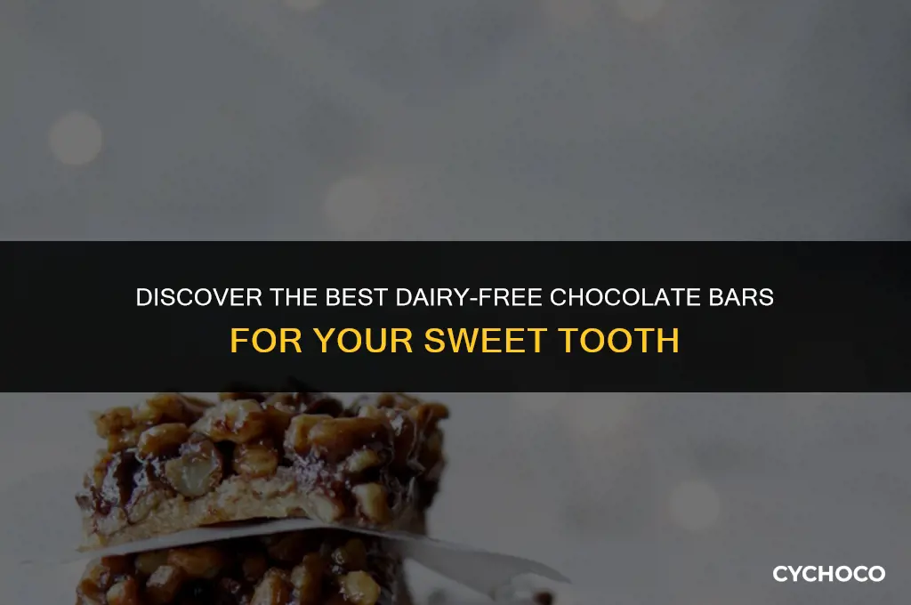 what chocolate bar is dairy free
