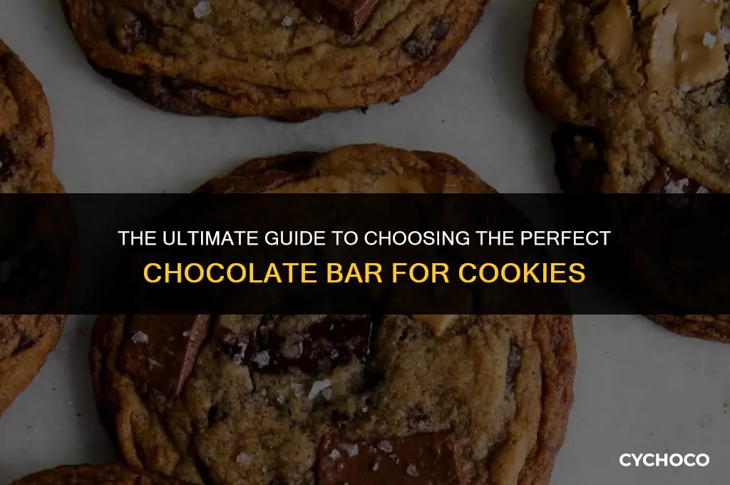 what chocolate bar to use for cookies