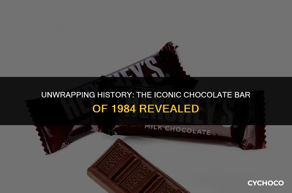what chocolate bar was official called in 1984