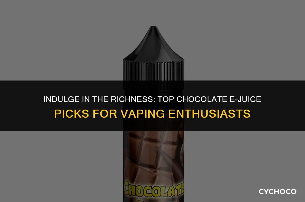 what chocolate e juice is good