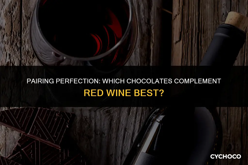 what chocolate goes good with red wine