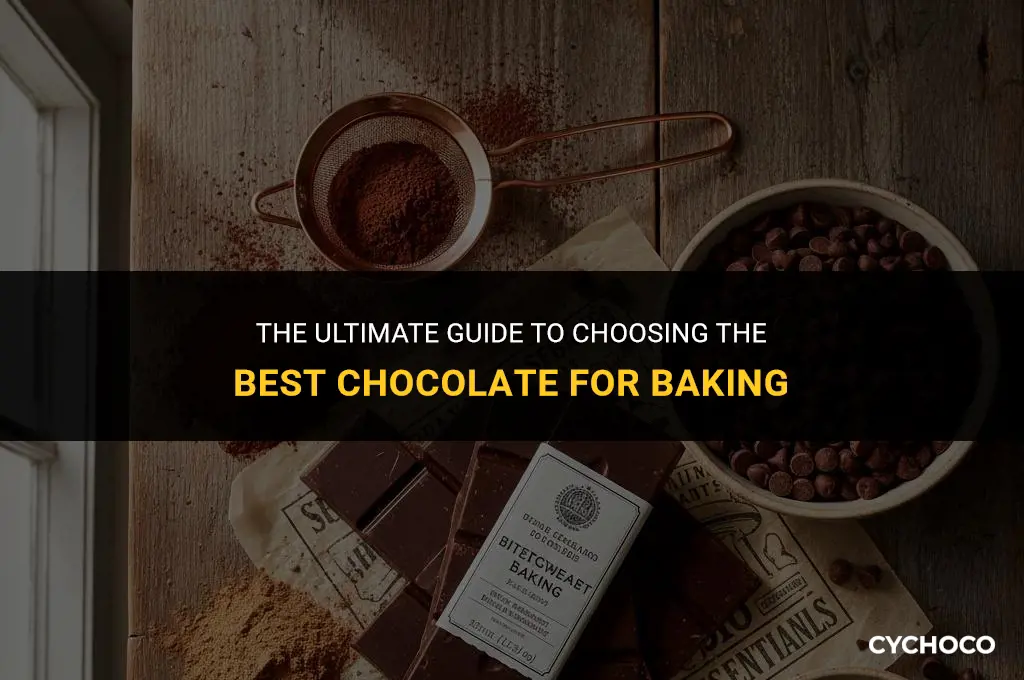 what chocolate is good for baking