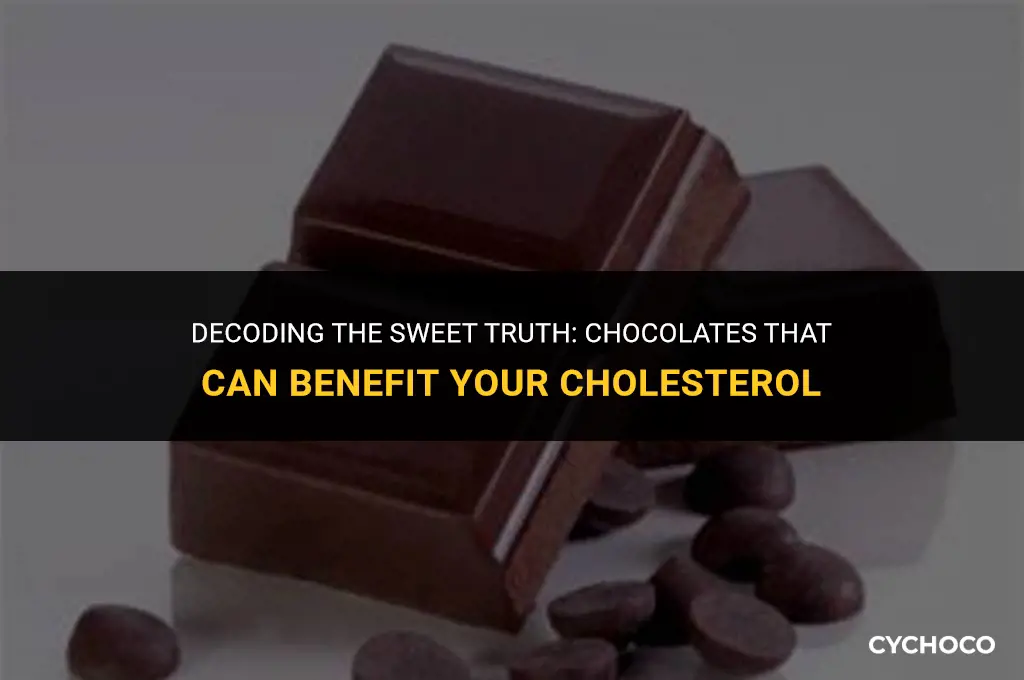 what chocolate is good for cholesterol