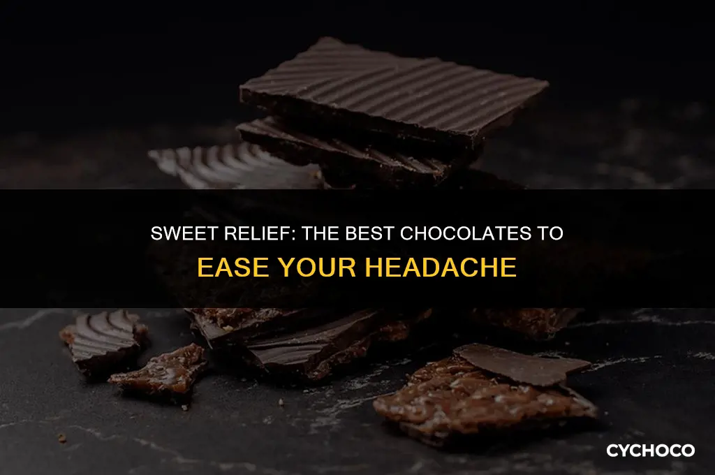what chocolate is good for headaches