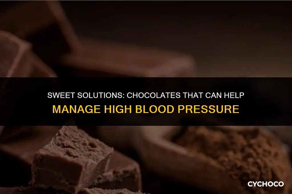 what chocolate is good for high blood pressure