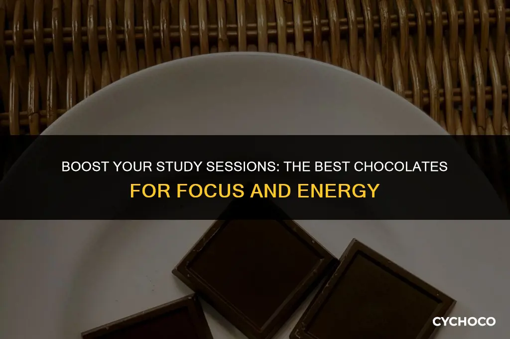 what chocolate is good for studying