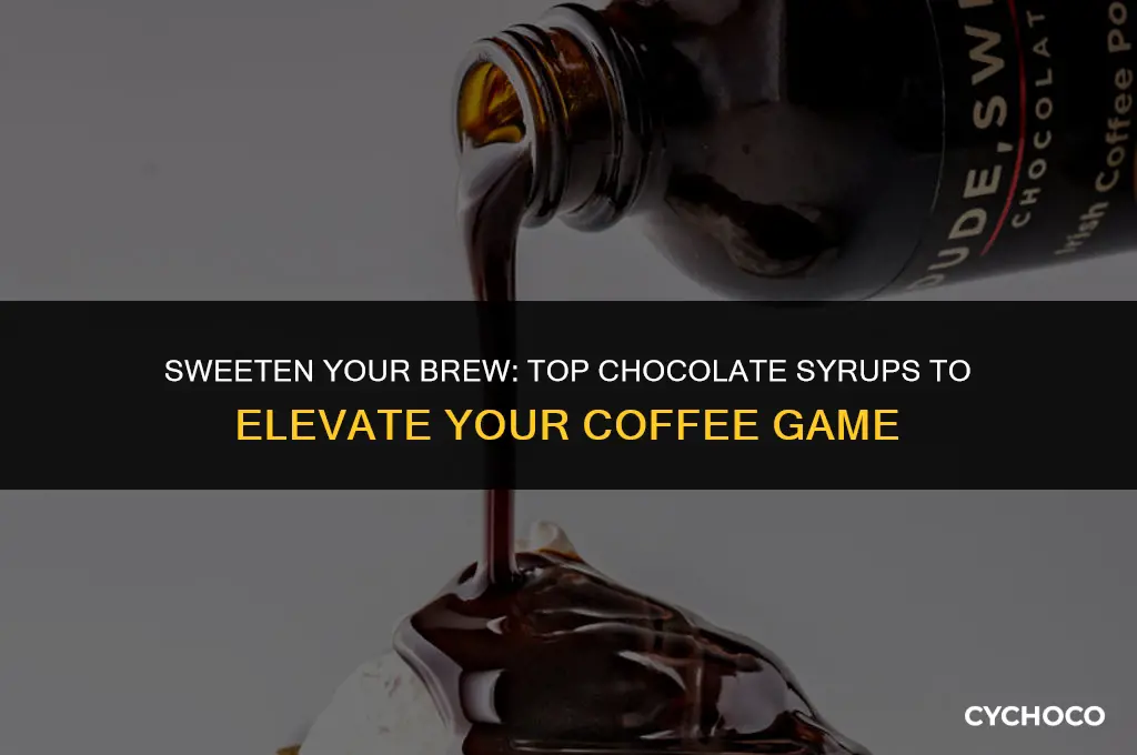 what chocolate syrup is good to add to coffee