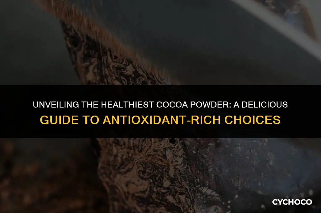 what cocoa powder is healthiest