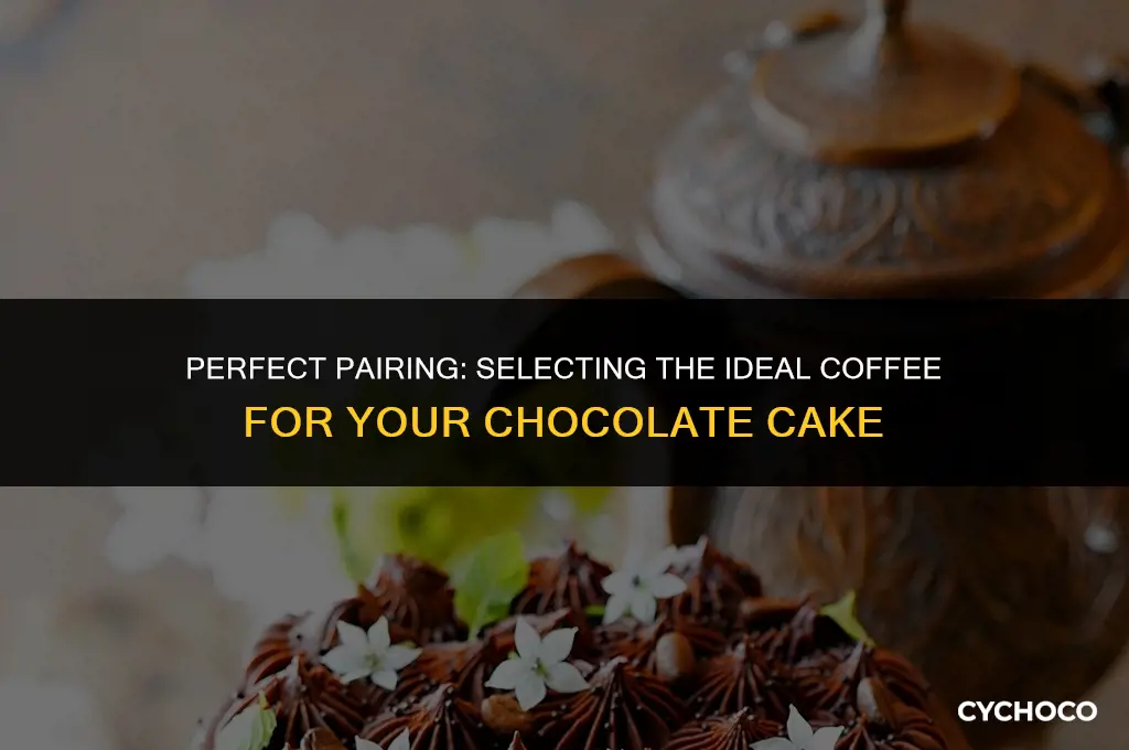 what coffee to use for chocolate cake