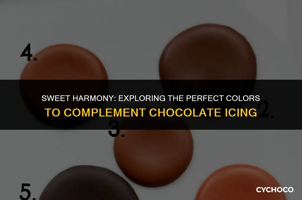 what color is good with chocolate icin