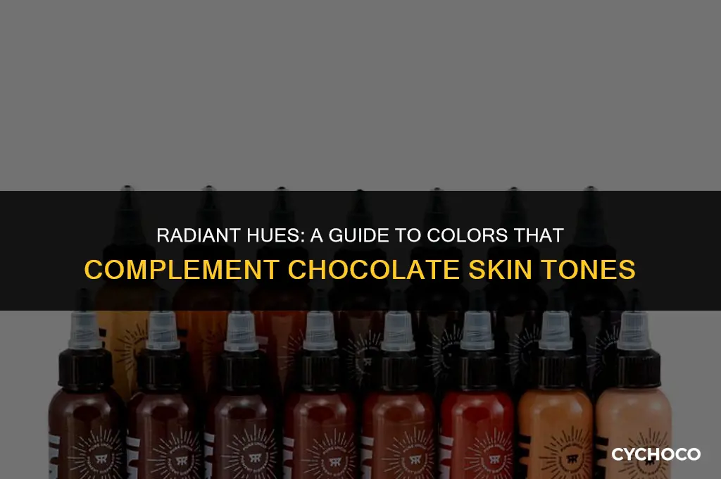 what colors look good on chocolate skin