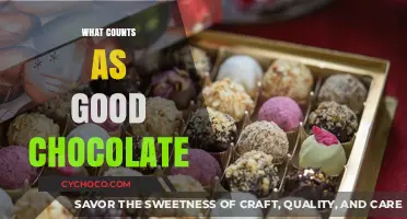 Decoding Quality: What Truly Makes Chocolate 'Good'?
