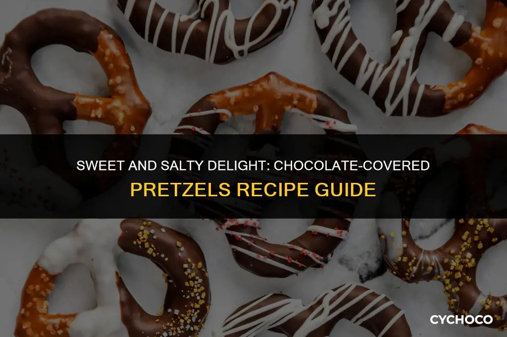 what do i need for chocolate covered pretzels