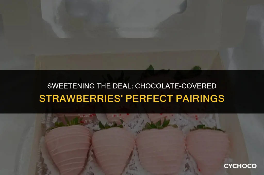 what do i put chocolate covered strawberries on