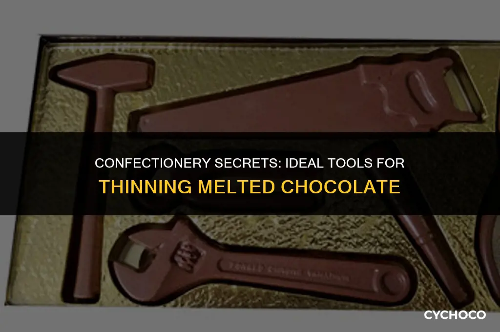 what do i use to thin melted chocolate