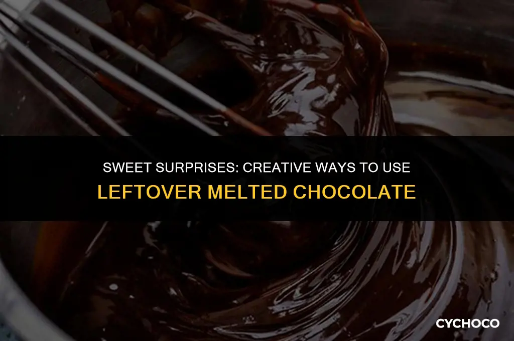 what do you do with leftover melted chocolate