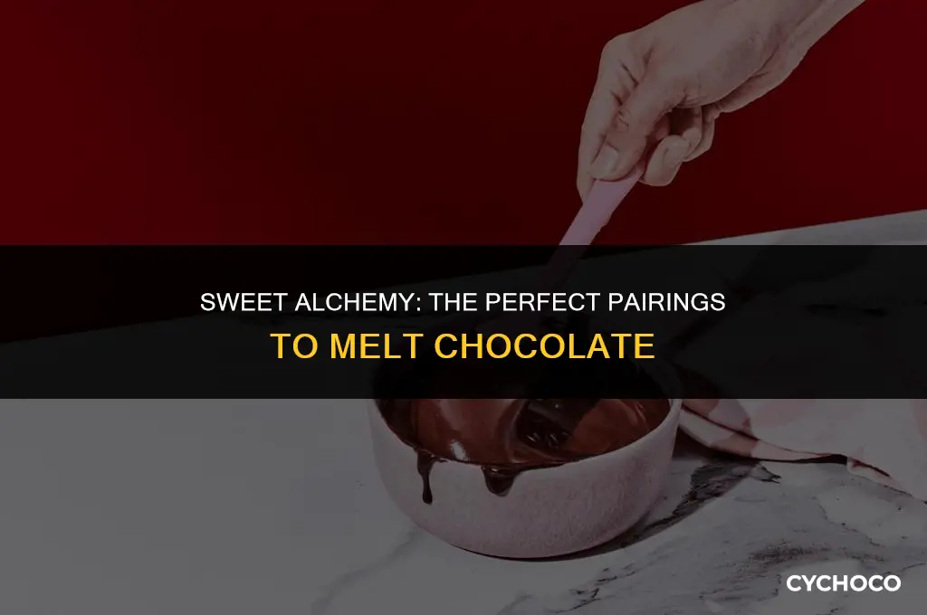 what do you mix with chocolate to melt