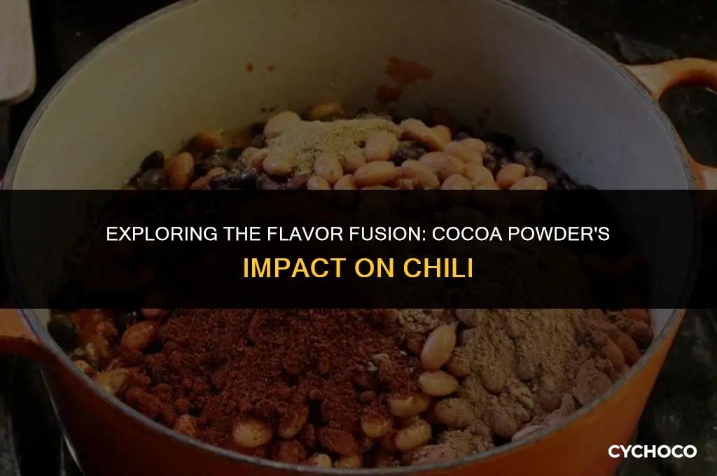 what does cocoa powder do to chili