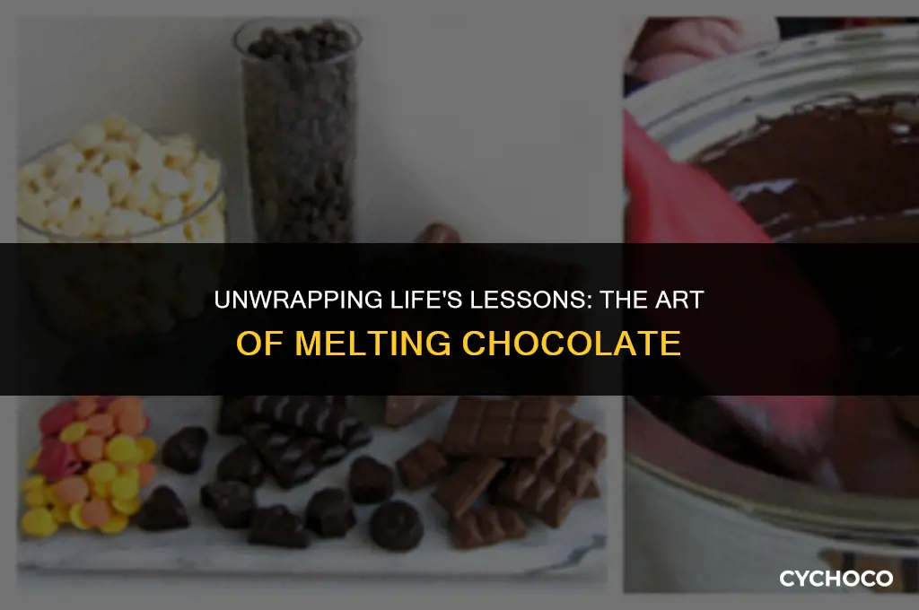 what does melting chocolate teach you