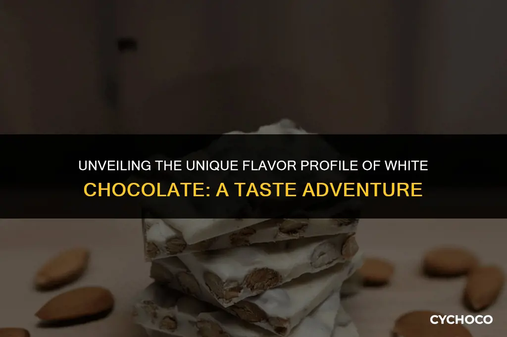 what does white chocolate taste like