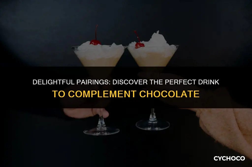 what drink goes good with chocolate