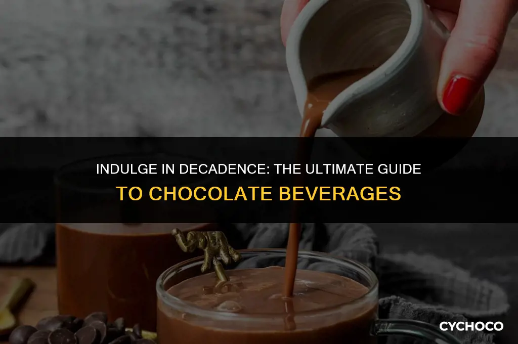what drink is made with chocolate