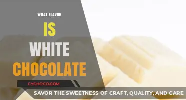 Unveiling the Sweet Mystery: What Flavor is White Chocolate?