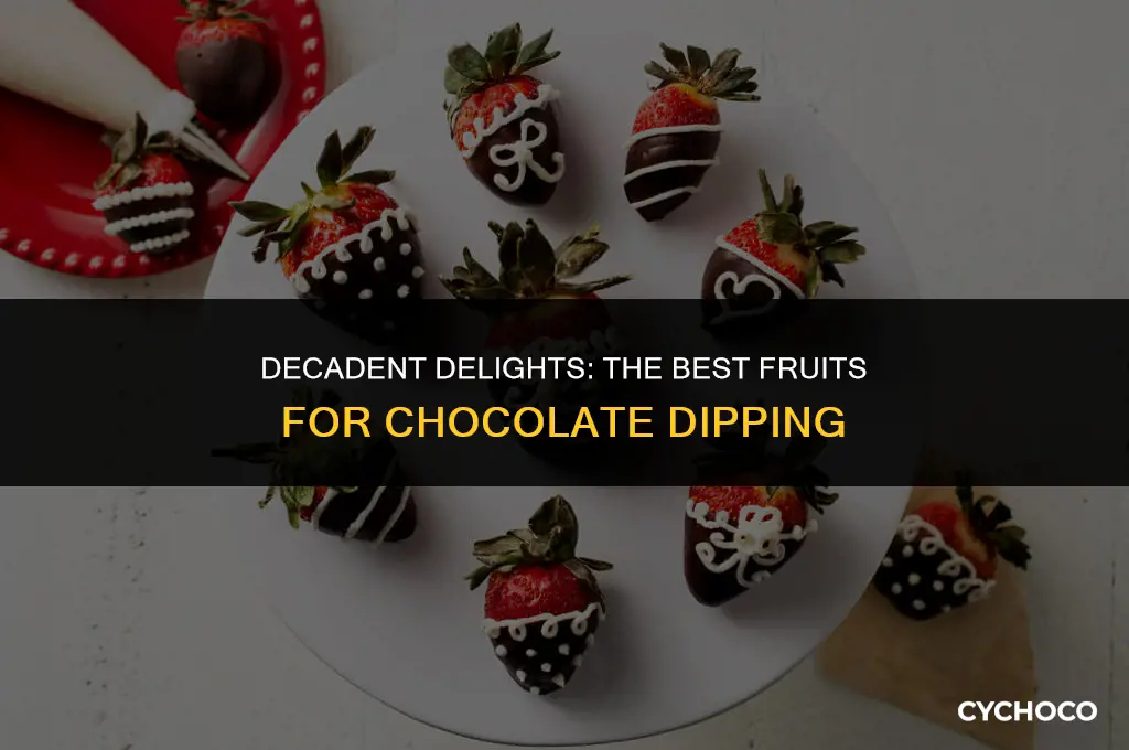 what fruit is good chocolate covered