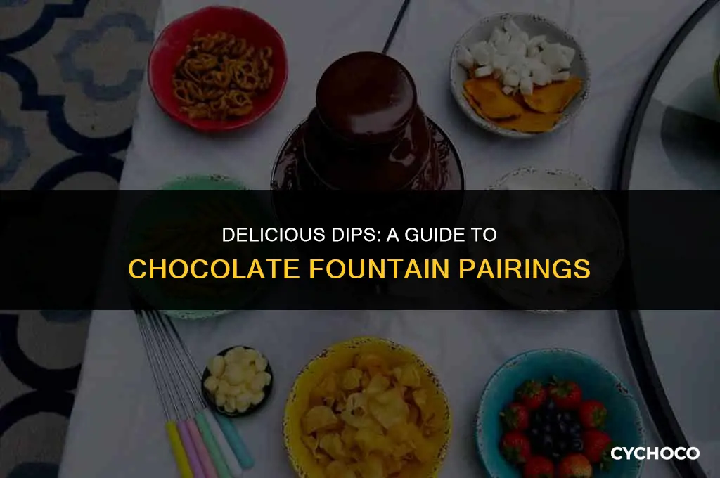 what goes good in a chocolate fountain