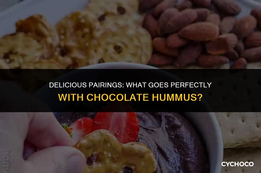 what goes good with chocolate hummus