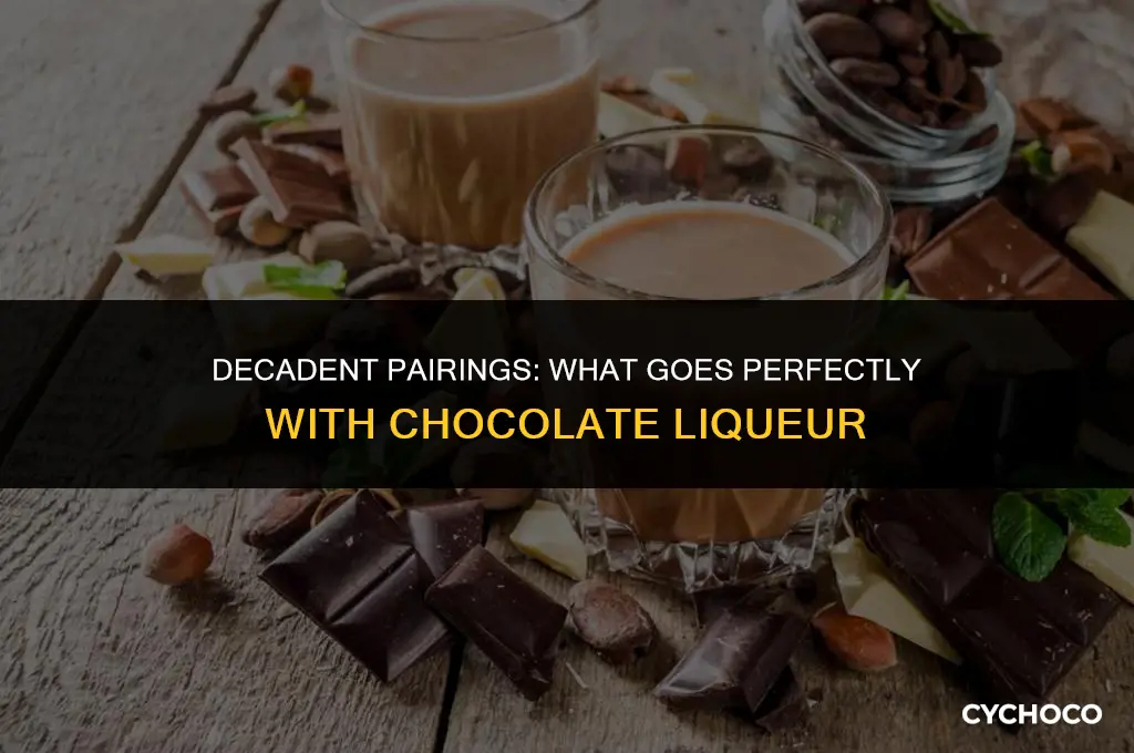 what goes good with chocolate liquor