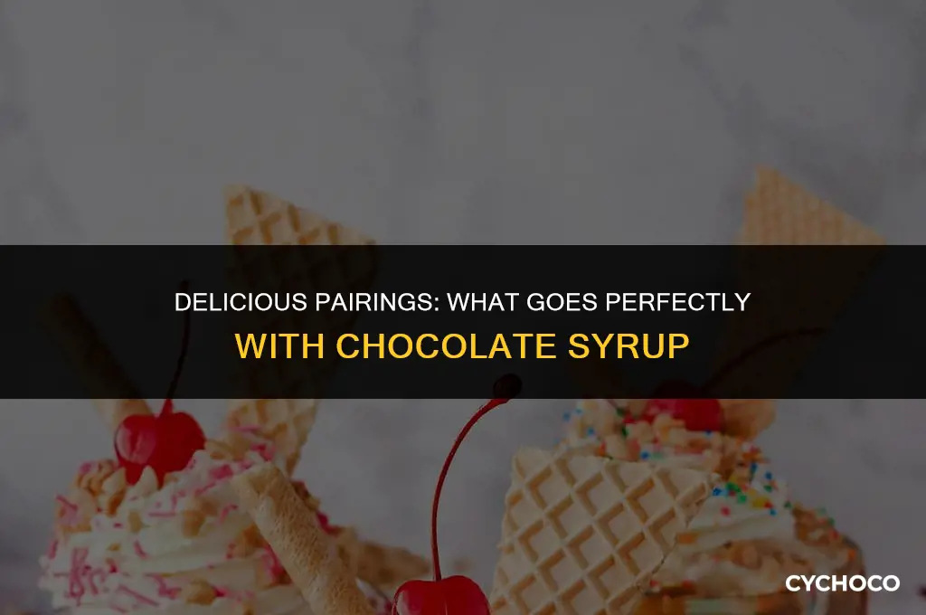 what goes good with chocolate syrup