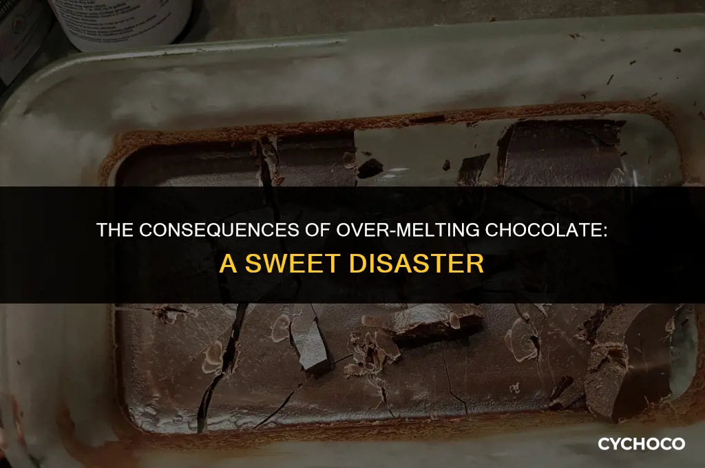 what happens if you over melt chocolate