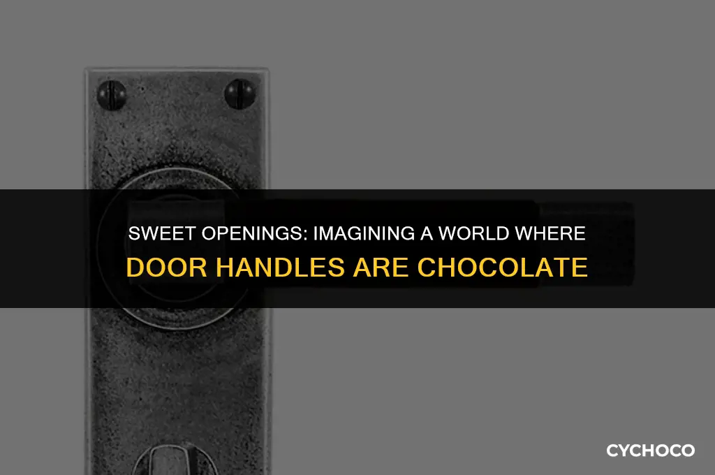what if door handles were made of chocolate