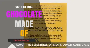 Unveiling the Rich Ingredients of 100% Cocoa Chocolate