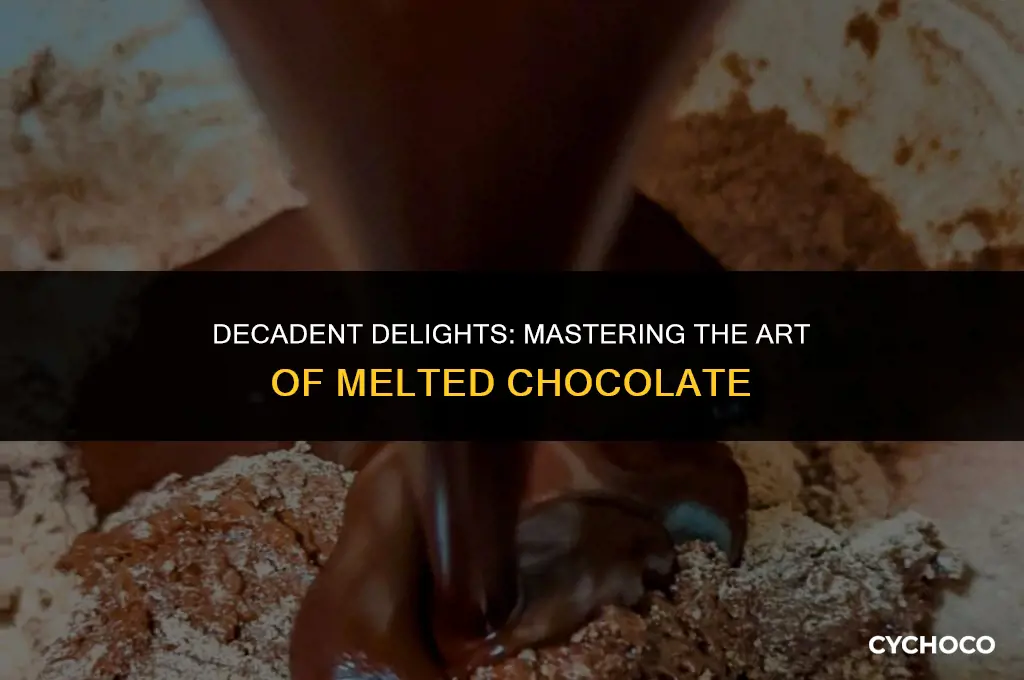 what is 3 ounces of melted chocolate