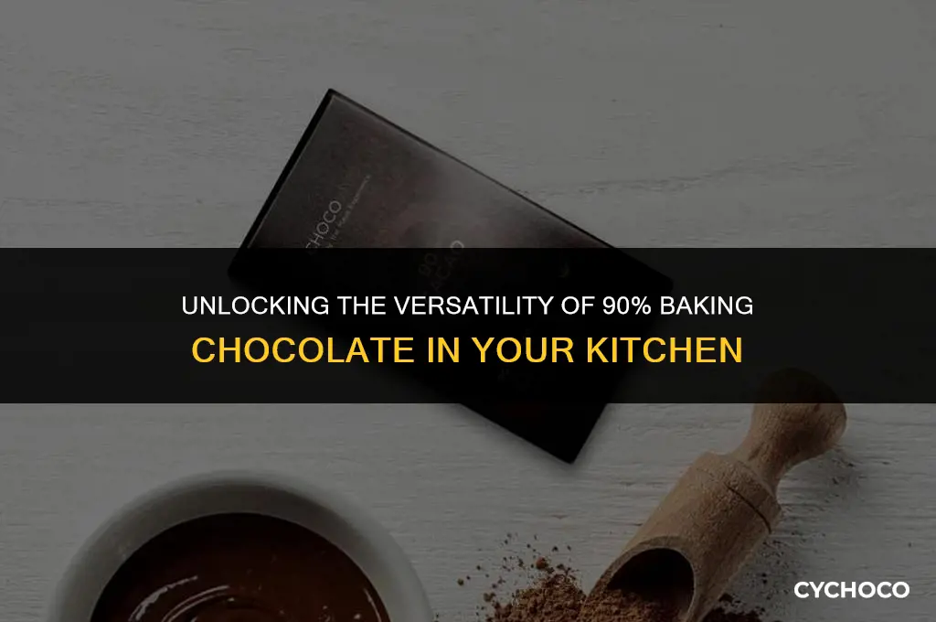 what is 90 baking chocolate good for