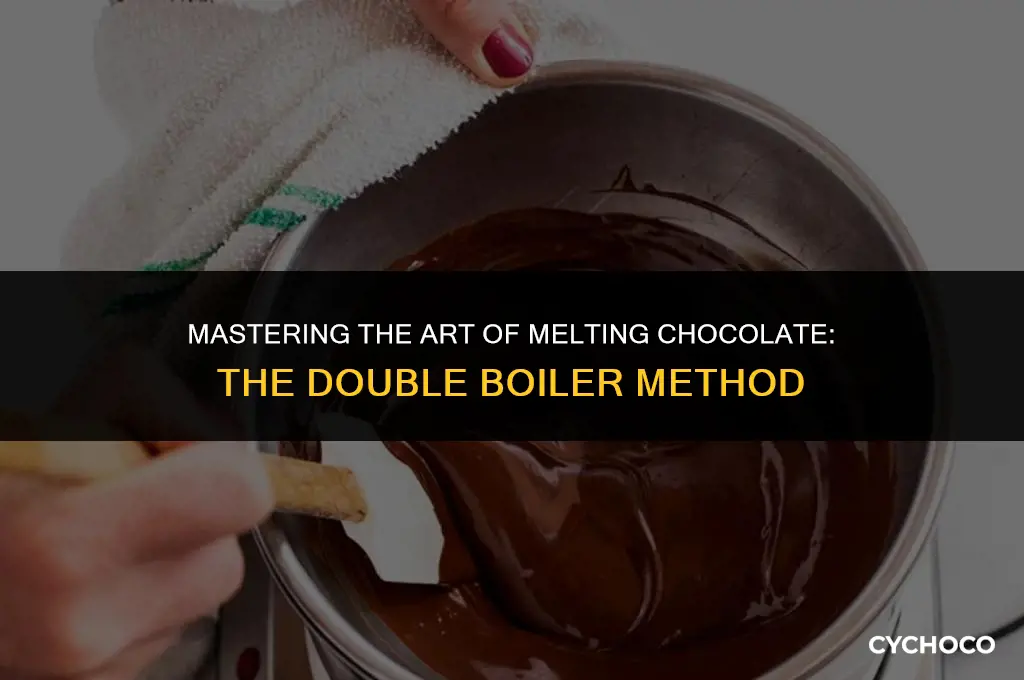 what is a double boiler to melt chocolate