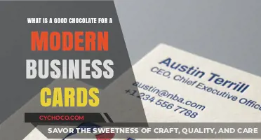 Sweet Impressions: Choosing the Perfect Chocolate for Modern Business Cards