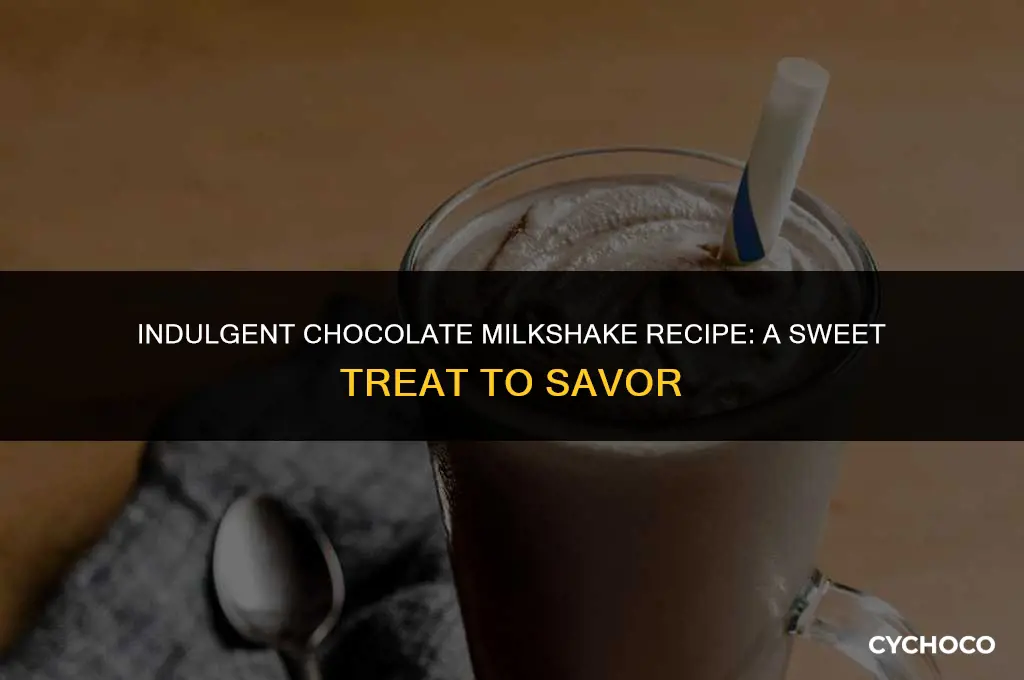 what is a good chocolate milkshake recipe