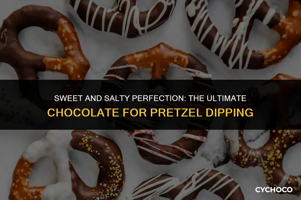 what is a good chocolate to dip pretzels in