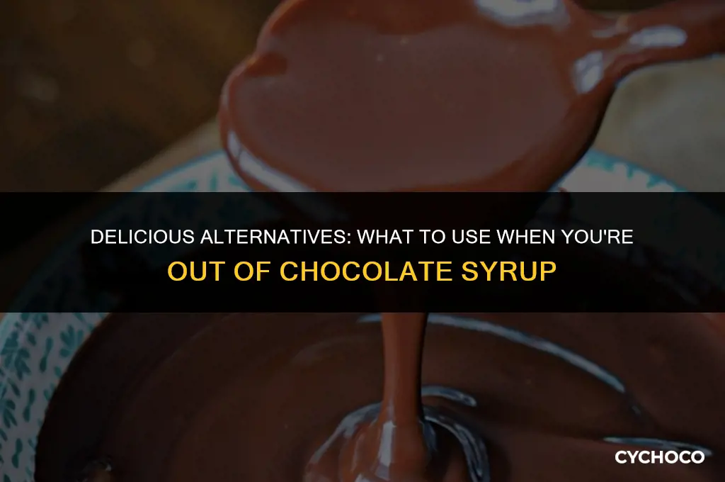 what is a good substitute for chocolate syrup