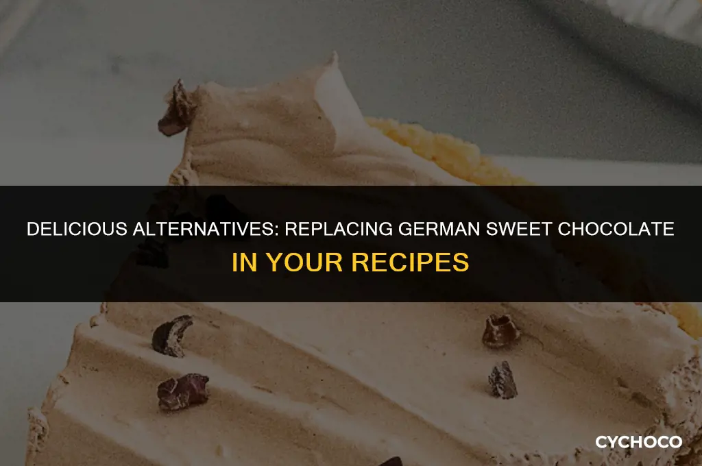 what is a good substitute for german sweet chocolate