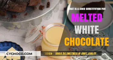 Delicious Alternatives: Swapping Melted White Chocolate in Recipes