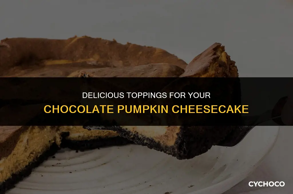 what is a good topping for a chocolate pumpkin cheesecake