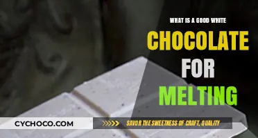 The Perfect White Chocolate for Melting: A Connoisseur's Guide