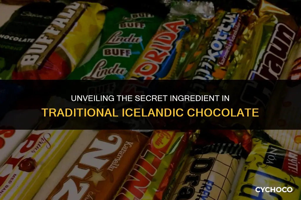 what is a tradtionional icelandic chocolate made out of